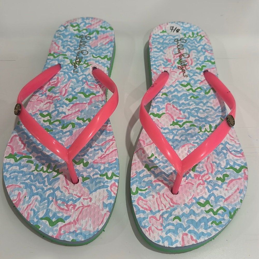 Brand new Lilly Pulitzer Flip Flops